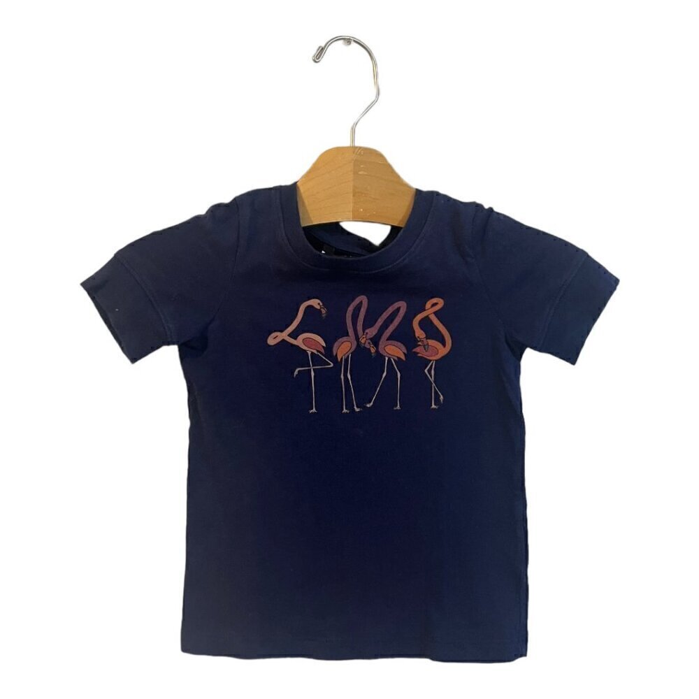 Little Marc Jacobs Flamingo Print Tee Shirt Short Sleeves Size 3